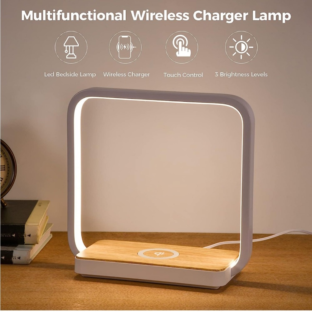 Pair of Wireless Phone Charging Lamps